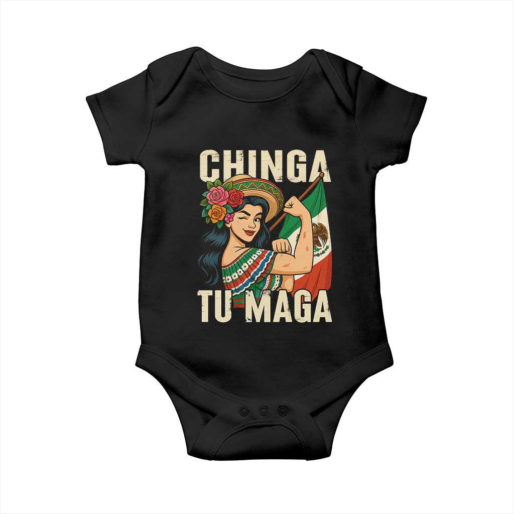 Chinga Tu Maga Protest Baby Onesie Funny Mexican Women - Wonder Print Shop