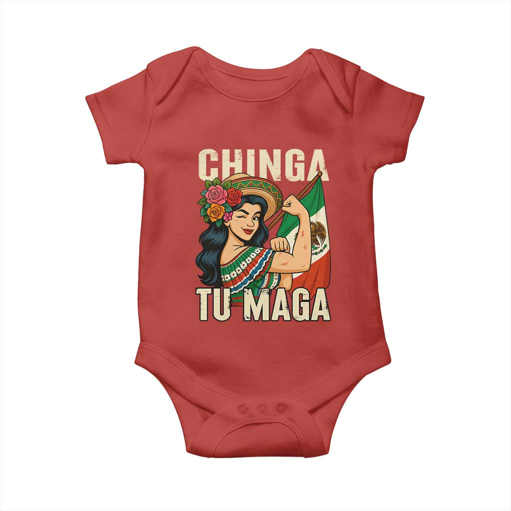 Chinga Tu Maga Protest Baby Onesie Funny Mexican Women - Wonder Print Shop