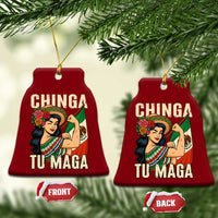 Chinga Tu Maga Protest Ceramic Ornament Funny Mexican Women - Wonder Print Shop