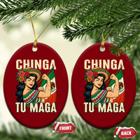 Chinga Tu Maga Protest Ceramic Ornament Funny Mexican Women - Wonder Print Shop