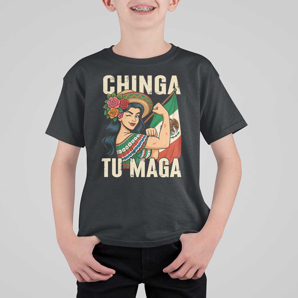 Chinga Tu Maga Protest T Shirt For Kid Funny Mexican Women - Wonder Print Shop