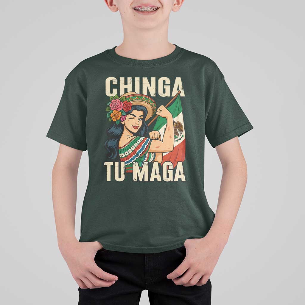 Chinga Tu Maga Protest T Shirt For Kid Funny Mexican Women - Wonder Print Shop