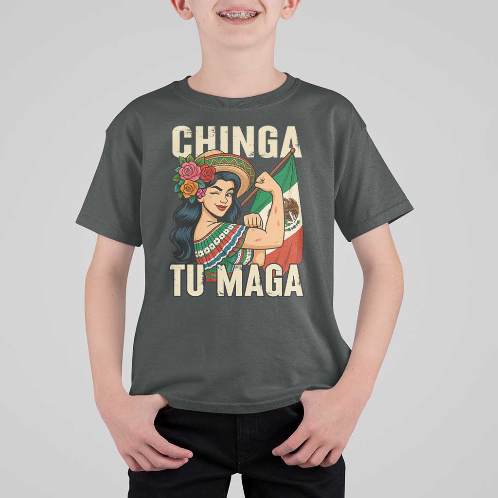 Chinga Tu Maga Protest T Shirt For Kid Funny Mexican Women - Wonder Print Shop