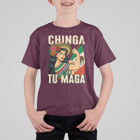 Chinga Tu Maga Protest T Shirt For Kid Funny Mexican Women - Wonder Print Shop