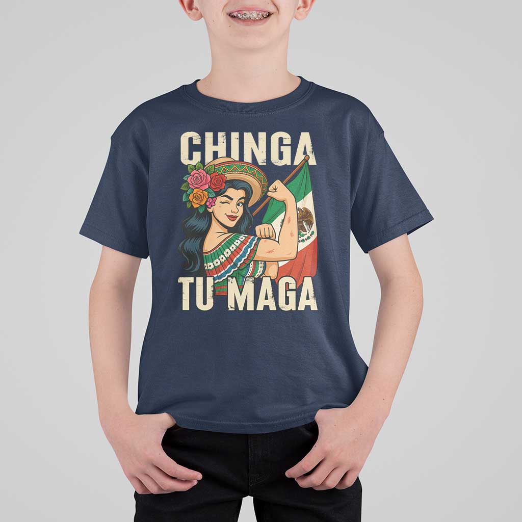 Chinga Tu Maga Protest T Shirt For Kid Funny Mexican Women - Wonder Print Shop