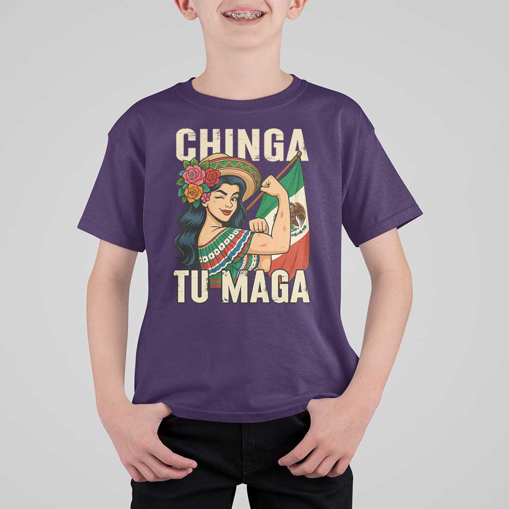 Chinga Tu Maga Protest T Shirt For Kid Funny Mexican Women - Wonder Print Shop