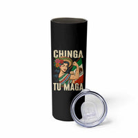 Chinga Tu Maga Protest Skinny Tumbler Funny Mexican Women - Wonder Print Shop