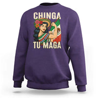Chinga Tu Maga Protest Sweatshirt Funny Mexican Women - Wonder Print Shop