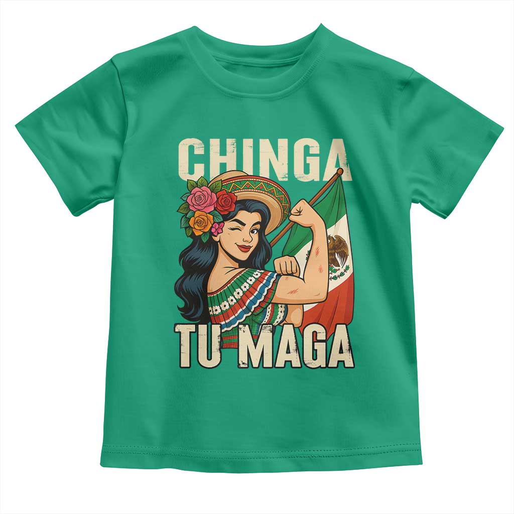 Chinga Tu Maga Protest Toddler T Shirt Funny Mexican Women - Wonder Print Shop