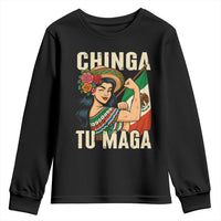 Chinga Tu Maga Protest Youth Sweatshirt Funny Mexican Women - Wonder Print Shop