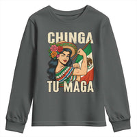 Chinga Tu Maga Protest Youth Sweatshirt Funny Mexican Women - Wonder Print Shop