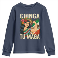Chinga Tu Maga Protest Youth Sweatshirt Funny Mexican Women - Wonder Print Shop