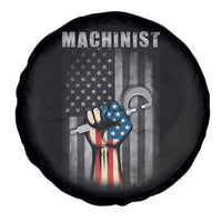 Machinist Patriotic US Flag Spare Tire Cover - Wonder Print Shop