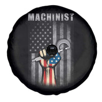 Machinist Patriotic US Flag Spare Tire Cover - Wonder Print Shop