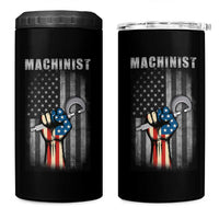 Machinist Patriotic US Flag 4 in 1 Can Cooler Tumbler - Wonder Print Shop