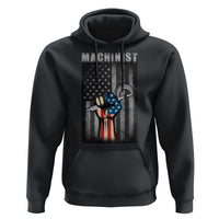 Machinist Patriotic US Flag Hoodie - Wonder Print Shop