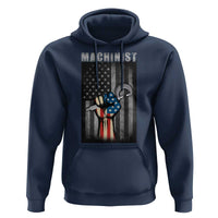 Machinist Patriotic US Flag Hoodie - Wonder Print Shop