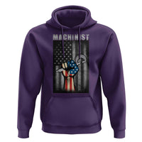 Machinist Patriotic US Flag Hoodie - Wonder Print Shop
