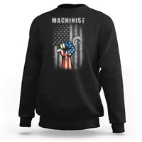 Machinist Patriotic US Flag Sweatshirt - Wonder Print Shop