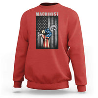 Machinist Patriotic US Flag Sweatshirt - Wonder Print Shop