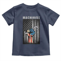 Machinist Patriotic US Flag Toddler T Shirt - Wonder Print Shop