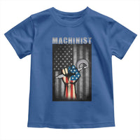 Machinist Patriotic US Flag Toddler T Shirt - Wonder Print Shop