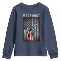 Machinist Patriotic US Flag Youth Sweatshirt - Wonder Print Shop