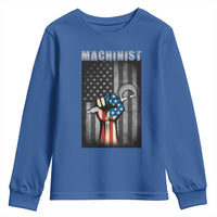 Machinist Patriotic US Flag Youth Sweatshirt - Wonder Print Shop