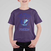 Funny Fisherman T Shirt For Kid The Voices In My Head Are Telling Me To Go Fishing - Wonder Print Shop