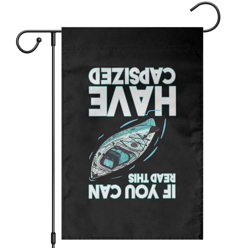 If You Can Read This I Have Capsized Garden Flag Funny Boating - Wonder Print Shop