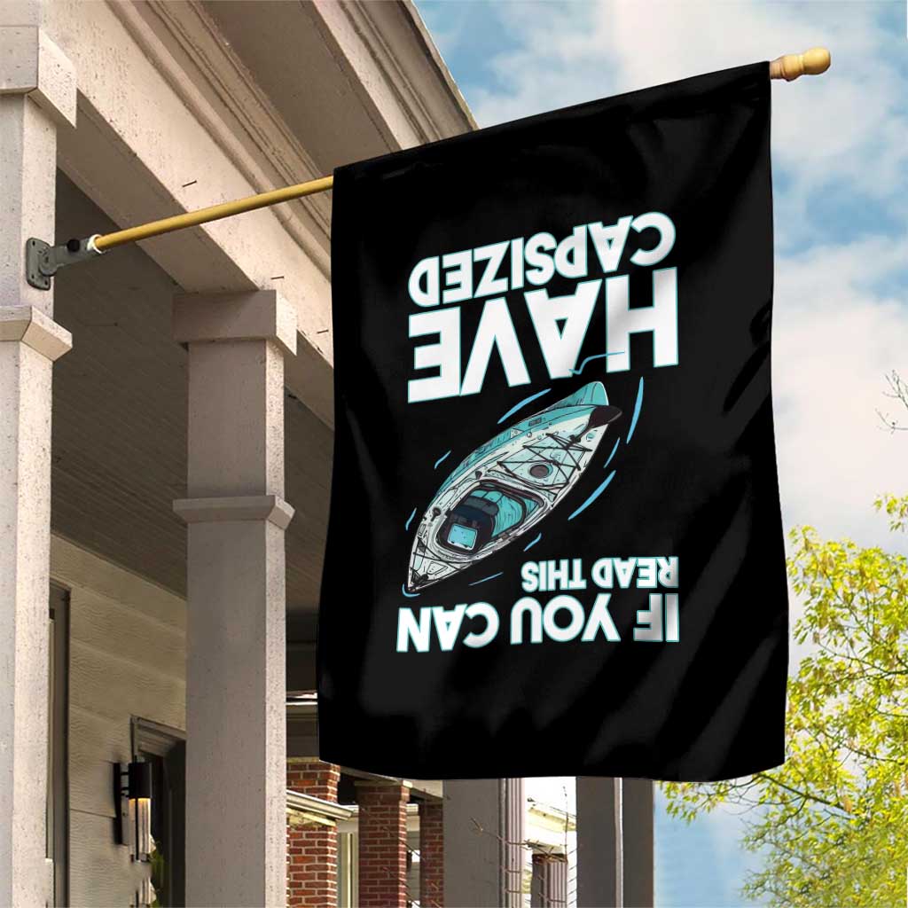 If You Can Read This I Have Capsized Garden Flag Funny Boating - Wonder Print Shop