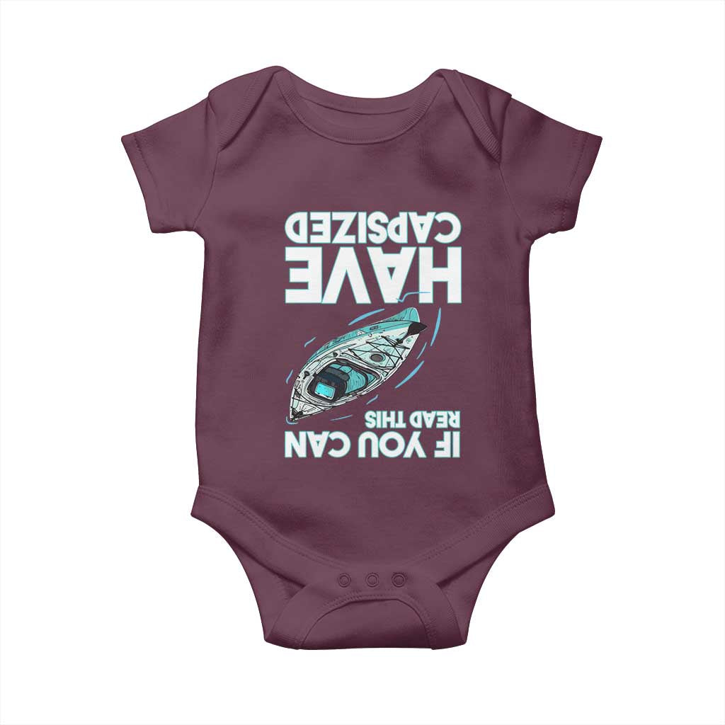 If You Can Read This I Have Capsized Baby Onesie Funny Boating - Wonder Print Shop