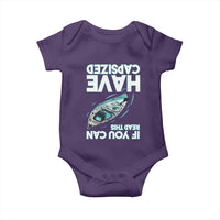 If You Can Read This I Have Capsized Baby Onesie Funny Boating - Wonder Print Shop