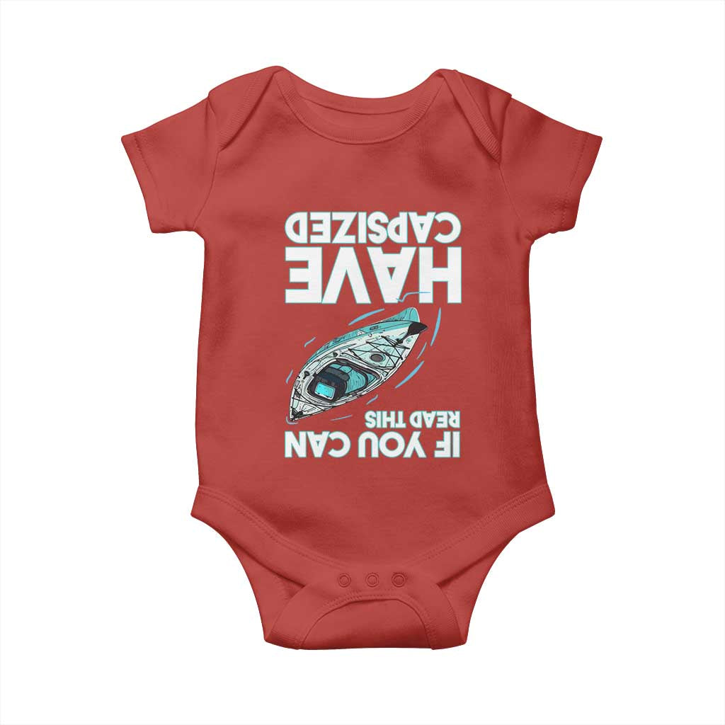 If You Can Read This I Have Capsized Baby Onesie Funny Boating - Wonder Print Shop
