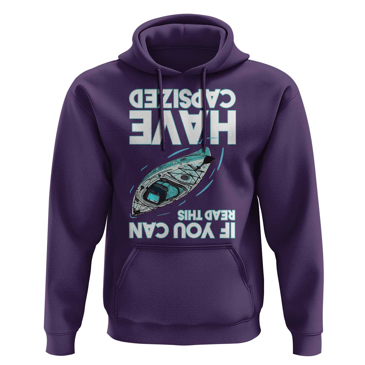 If You Can Read This I Have Capsized Hoodie Funny Boating - Wonder Print Shop