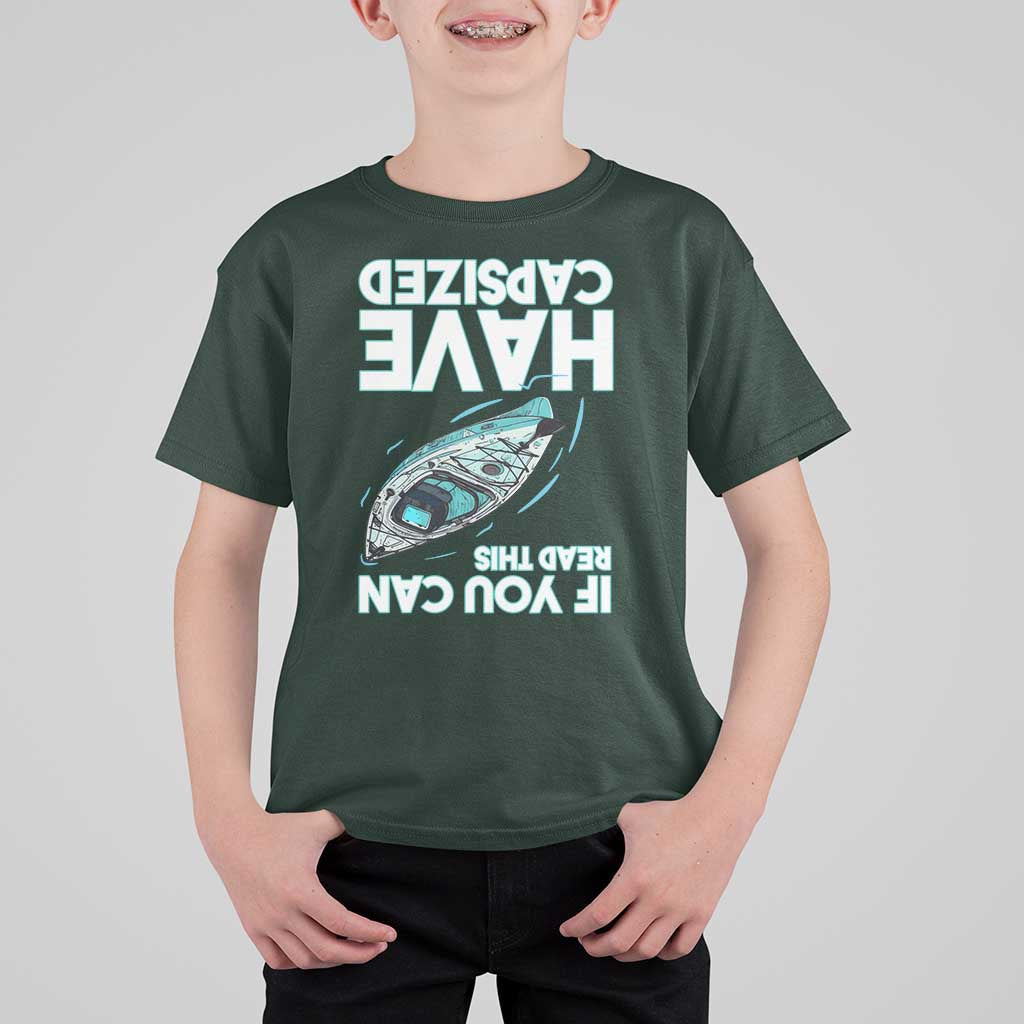 If You Can Read This I Have Capsized T Shirt For Kid Funny Boating - Wonder Print Shop