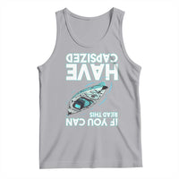 If You Can Read This I Have Capsized Tank Top Funny Boating - Wonder Print Shop