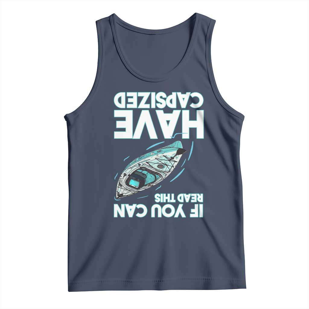 If You Can Read This I Have Capsized Tank Top Funny Boating - Wonder Print Shop