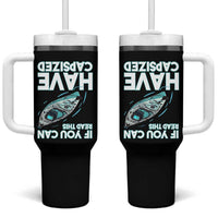 If You Can Read This I Have Capsized Tumbler With Handle Funny Boating - Wonder Print Shop