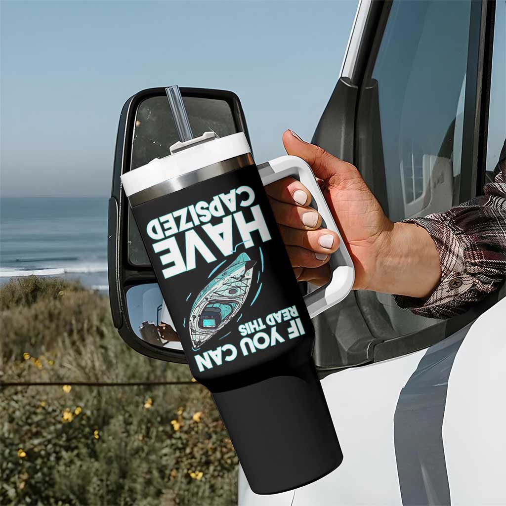 If You Can Read This I Have Capsized Tumbler With Handle Funny Boating - Wonder Print Shop