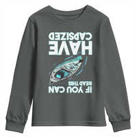 If You Can Read This I Have Capsized Youth Sweatshirt Funny Boating - Wonder Print Shop