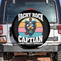 Yacht Rock Captain Spare Tire Cover Funny Boating Party Music - Wonder Print Shop