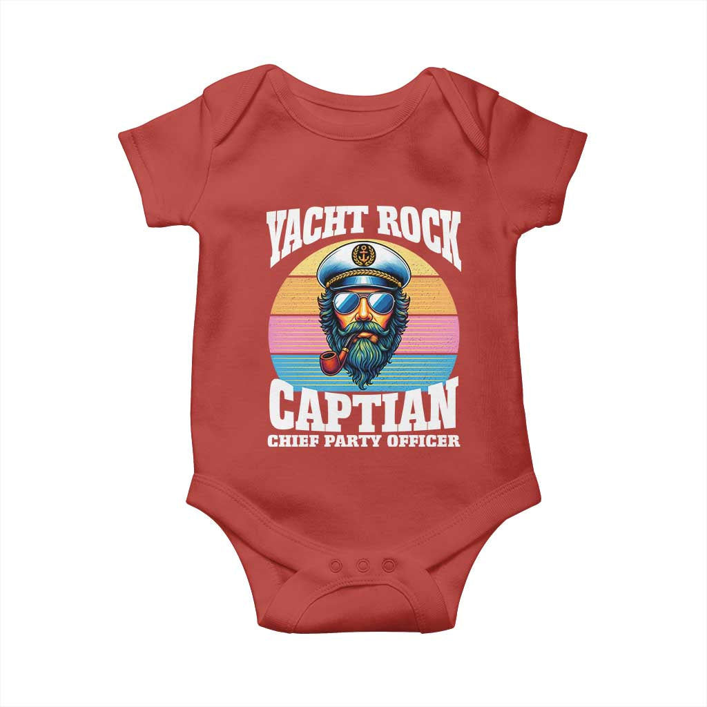 Yacht Rock Captain Baby Onesie Funny Boating Party Music - Wonder Print Shop