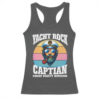 Yacht Rock Captain Racerback Tank Top Funny Boating Party Music - Wonder Print Shop