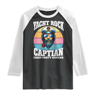 Yacht Rock Captain Raglan Shirt Funny Boating Party Music - Wonder Print Shop