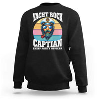 Yacht Rock Captain Sweatshirt Funny Boating Party Music - Wonder Print Shop
