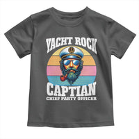 Yacht Rock Captain Toddler T Shirt Funny Boating Party Music - Wonder Print Shop