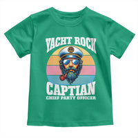 Yacht Rock Captain Toddler T Shirt Funny Boating Party Music - Wonder Print Shop