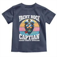 Yacht Rock Captain Toddler T Shirt Funny Boating Party Music - Wonder Print Shop
