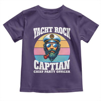 Yacht Rock Captain Toddler T Shirt Funny Boating Party Music - Wonder Print Shop